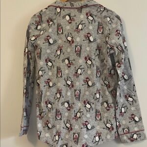 NWOT La Vie En Rose Pajamas - Gray Penguin Print